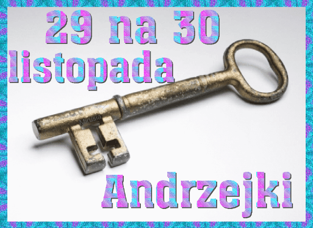 Andrzejki klucz